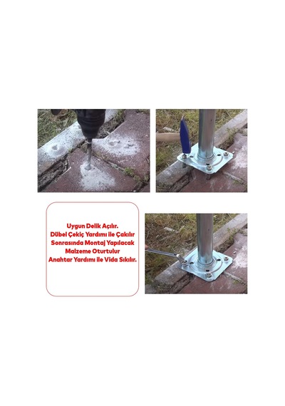 8 Adet Saplamalı Gömlek Çelik Dübel M10x70 Mm Raf Montaj Bağlantı Zemin Monte Tavan Asma Aparat