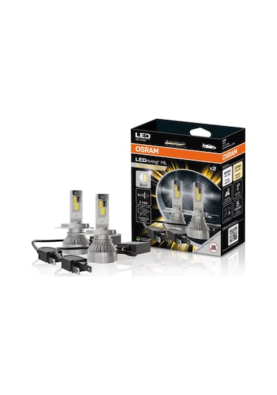 Osram Ledriving Hl H4 Allseason Sarı+beyaz 2in1 6000k Güçlü Işık Uzun Ömür Güvenli Sürüş Seti