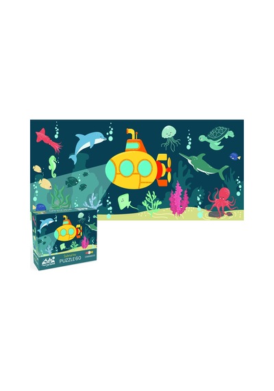 Nl598-puzzle 60 Parça-submarıne Denizaltı