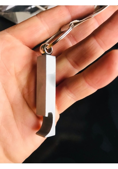 Türk Bayraklı Açacaklı Metal Anahtarlık Şık Ve Kullanışlı Tasarım