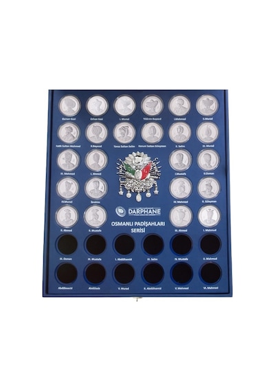 Agakulche Osmanlı Padişahları 24 Adet Gümüş Sikke Coin Set