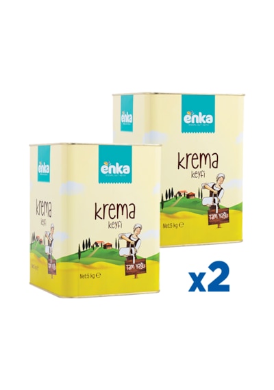 Enka Süt Krema Tereyağlık- 2 X 5 Kg