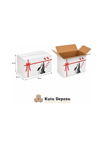 40x60x30 Cm Dayanıklı Çeyiz Taşıma Kolisi 10 Adet