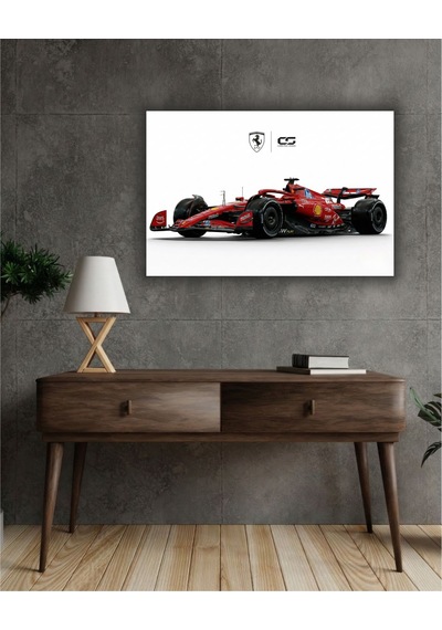 Formula 1 Motors Temalı Dekoratif Cam Tablo -32