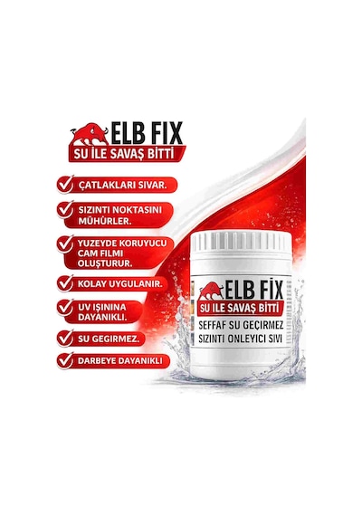 Elbfix Şeffaf Su Yalıtım Ürünü 1 Kg