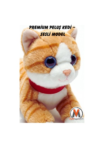 Sevimli Peluş Yavru Kedi 35 Cm Sesli Miyavlayan Oyuncak Uyku Ve Oyun Arkadaşı 4 Renk Seçeneği 1471680