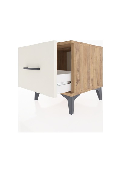 Hyperion Komodin Tek Çekmeceli 44x44x48 Çam-aytaşı Çam