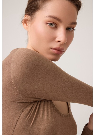 Los Ojos X Ece Mocha Melanj Uzun Kollu U Yaka Spor Bluz Scoop Neck Top Mocha Melanj Mocha Melanj Los Ojos X Ece Mocha Melanj Uzun Kollu U Yaka Spor Bluz Scoop Neck Top Mocha Melanj Mocha Melanj