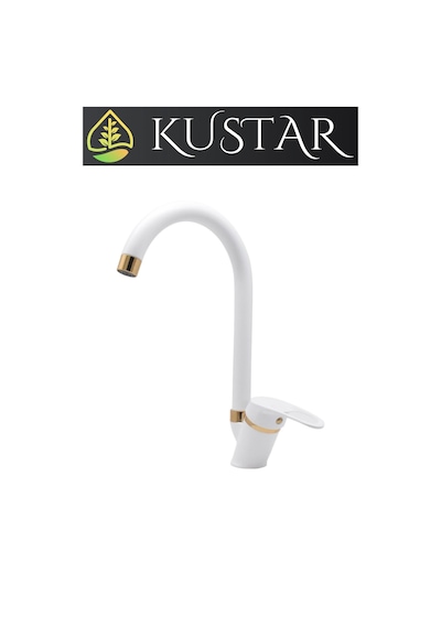 Kustar Cambridge Gold Beyaz Mutfak Evye Bataryası