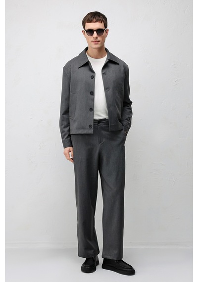 Antioch Relaxed Fit Baharlık Erkek Mont Gri
