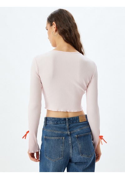 Koton Fiyonklu Crop Hırka Fitilli Slim Fit Uzun Kollu Yuvarlak Yaka Pamuklu Pembe 5wal90026ık Gül Koton Fiyonklu Crop Hırka Fitilli Slim Fit Uzun Kollu Yuvarlak Yaka Pamuklu Pembe 5wal90026ık Gül