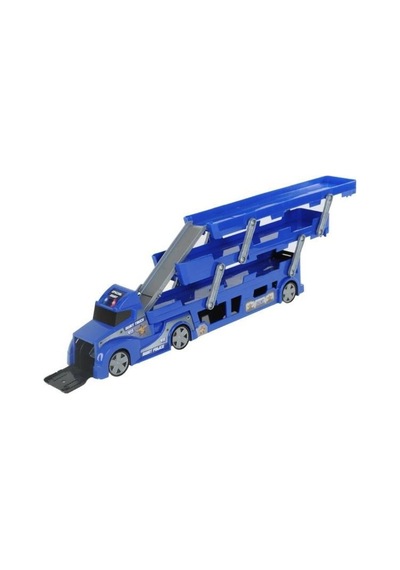 King Toys Arabalı Polis Aksesuarlı 3 Katlı Taşıyıcı Polis Tır Lal 1110