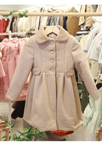 Xo Kids Kız Çocuk Kaban 4-8 Yaş 1052 Bej