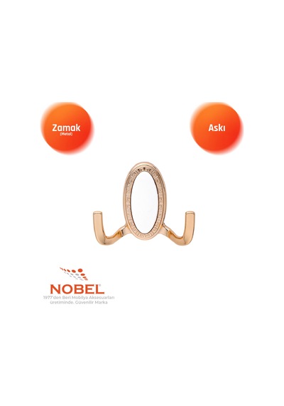 Seçi L Askı, Metal Vestiyer Askısı, Gr, Dolap Ve Duvar Askılığı, Altin Vidalı