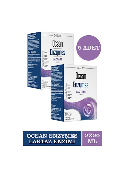Ocean Enzymes Lactase Damla 20 Ml 2 Adet