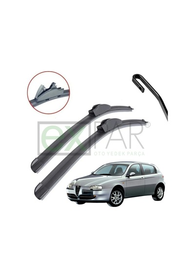 Alfa Romeo 147 Ön Cam Silecek Süpürgesi Takımı 2000 - 2005