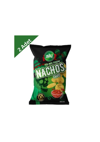 Aly Glütensiz Nachos Mısır Cipsi 225 G X2 Adet - Glütensiz Beslenmeye Çıtır Bir Alternatif