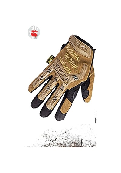 Mechanıx L Taktikal, Iş Güvenliği, Asker, Polis, Motosiklet Dayanıklı M Eldiven Renk Bej