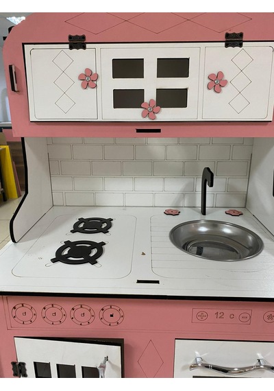 90X60 Ahşap Oyun Mutfaağı