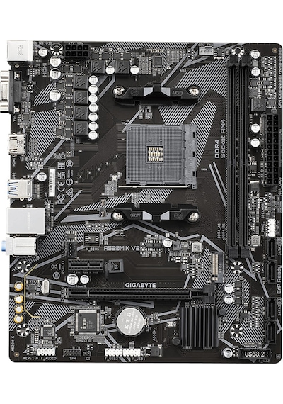 Gıgabyte A520m-k V2, 2xddr4, 1x M.2, D-sub, Hdmı, Am4 Soket Anakart