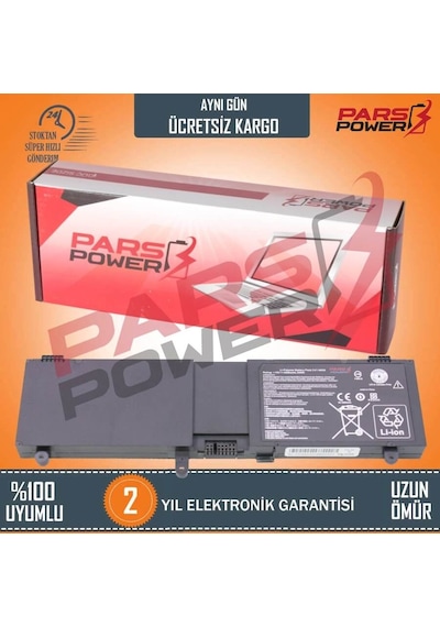 Asus Uyumlu N550Jx. Q550Jx. G550Jx Batarya - Pil Pars Power