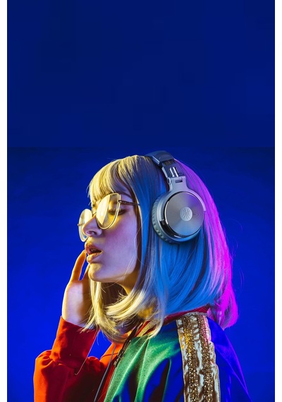 Pro 10 Yüksek Çözünürlüklü Hi-res Stüdyo Kayıt Ve Miksaj Dj Stereo Kablolu Kulak Üstü Kulaklık