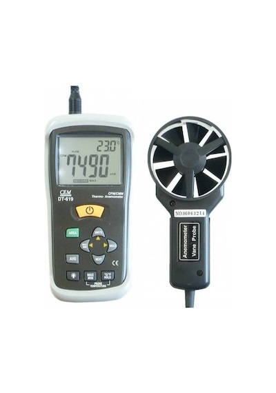 Cem Dt 619 Rüzgar Ölçer Anemometre