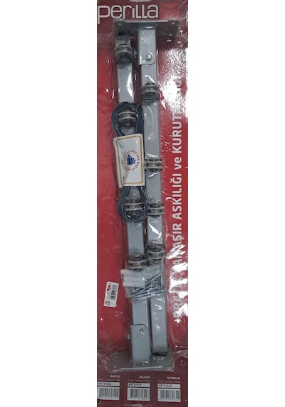 Perilla Duvara Monteli Metal Çamaşır Kurutmalığı Kırmalı Sm-0020 Diğer