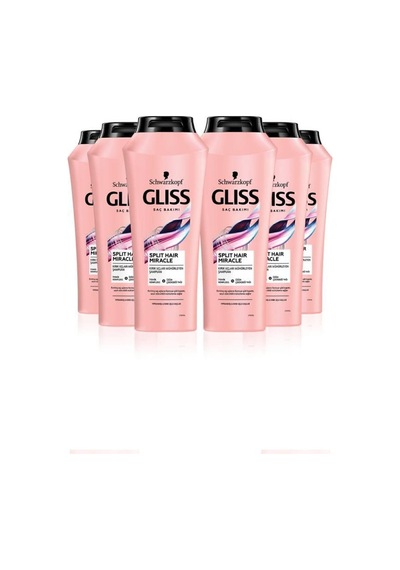 Gliss Split Hair Miracle Şampuan 500 Ml x 6 Adet