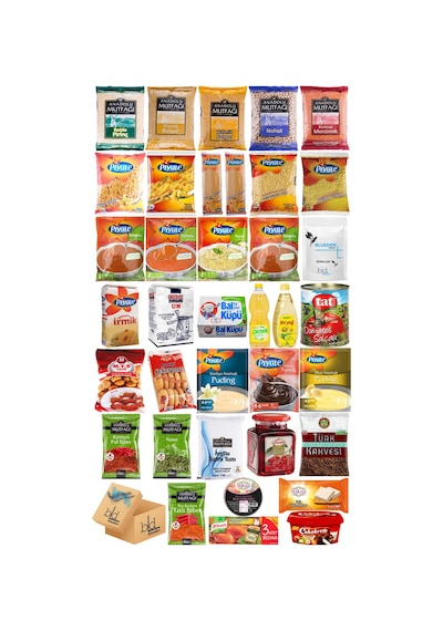 Blueden Kurban Kumanya Yardım Erzak Kolisi 37 Parça 8 Nolu Paket
