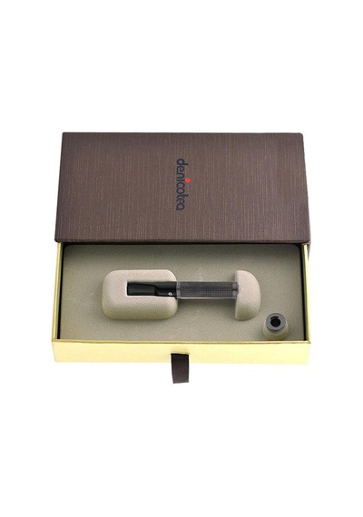 Denicotea 25010 Karbon Filtreli 6-9mm Lüks Slim Sig.ağızlığı Titanium Şeffaf