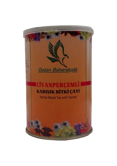 Civanperçemli Bitkisel Karışım Çay 100 Gr Teneke Kutu