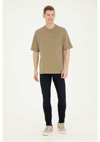 U.S. Polo Assn. Erkek Comfort Fit Bisiklet Yaka Haki Tişört 50282236-VR027 U.S. Polo Assn. Erkek Comfort Fit Bisiklet Yaka Haki Tişört 50282236-VR027
