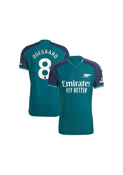 Arsenal 2023--24 Sezonu Martin Ødegaard Deplasman Forması Çok Renkli