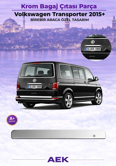 Vw T7 Transporter Bagaj Çıtası 2015 Sonrası Paslanmaz Çelik