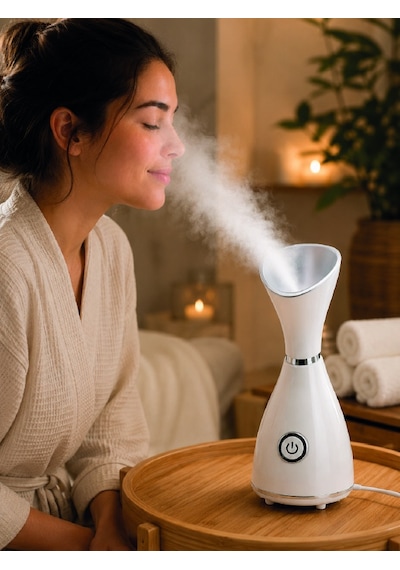Nano İyonik Cilt Bakım Buhar Makinesi Ptc Isıtma Sistemli - Lisin