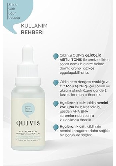 Vivia Yoğun Nemlendirici Dolgunlaştırıcı Yenileyici Ve Onarıcı Cilt Serumu Hyaluronic Acid 30 Ml