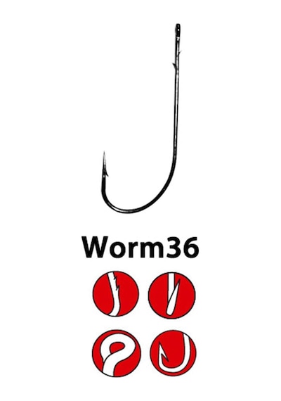 Gamakatsu Worm 36 Tırnaklı Olta İğnesi