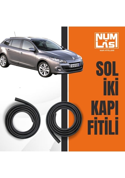 Renault Megane 3 Station Wagon Sol Ön Ve Arka Kapı Fitili-a Kalite-numlas-nm7097