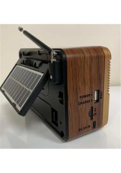 Everton RT-672 Bluetooth Şarjlı Solar Nostaljik Radyo