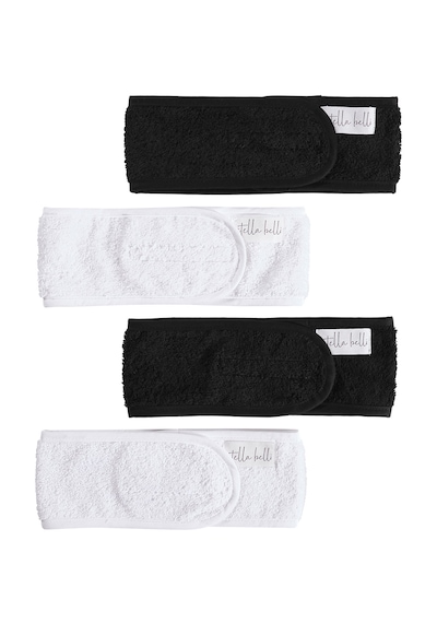 Saç Bandı 4lü Set Havlu %100 Pamuk Sporcu Makyaj Bandana, C