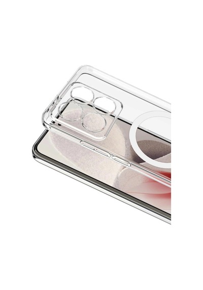 Xiaomi Mi 14t Pro Combo Sert Şeffaf Magsafe Kapak