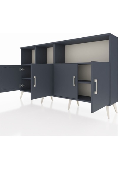 Arges Konsol 6 Raflı 4 Kapaklı 176x30x99 Antrasit-antrasit Antrasit - Antrasit Arges Konsol 6 Raflı 4 Kapaklı 176x30x99 Antrasit-antrasit Antrasit - Antrasit