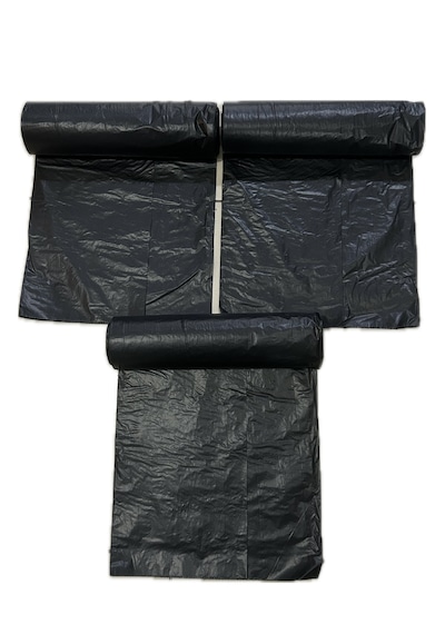 Endüstriyel Hantal Çöp Poşeti Siyah 3 x 700 G 100 x 150 CM