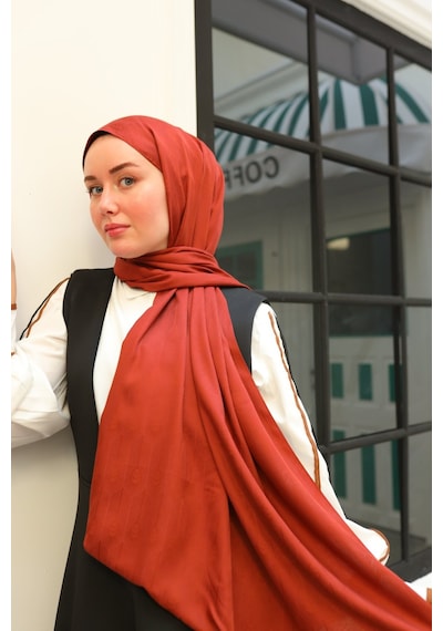 Silk Home Deluxe Şal 40004-18 Kiremit