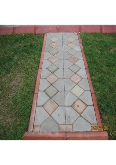 Plastik Parke Taşı Kalıbı Tekli Antik Zarf 4,5 Cm (10 Ad)