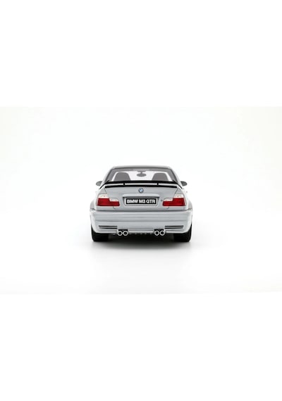 1:18 Otto 2001 Bmw E46 M3 Gtr Street Titan Silver Resin Kapalı Model Minyatür Araba 25cm
