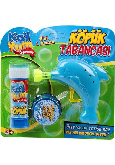 Yunus Balığı Figürlü Köpük Tabancası Mavi
