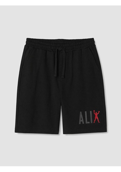 LC Waikiki Lc Waıkıkı Siyah Muhammed Ali Baskılı Erkek Pijama Alt Şort