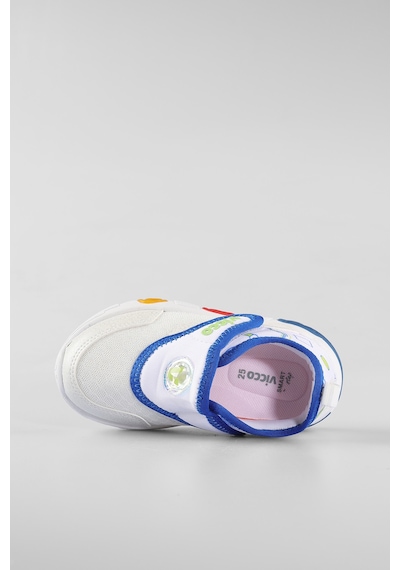 Vicco Sort Işıklı Erkek Bebek Beyaz/saks Mavi Spor Ayakkabı Beyaz - Saks Mavisi